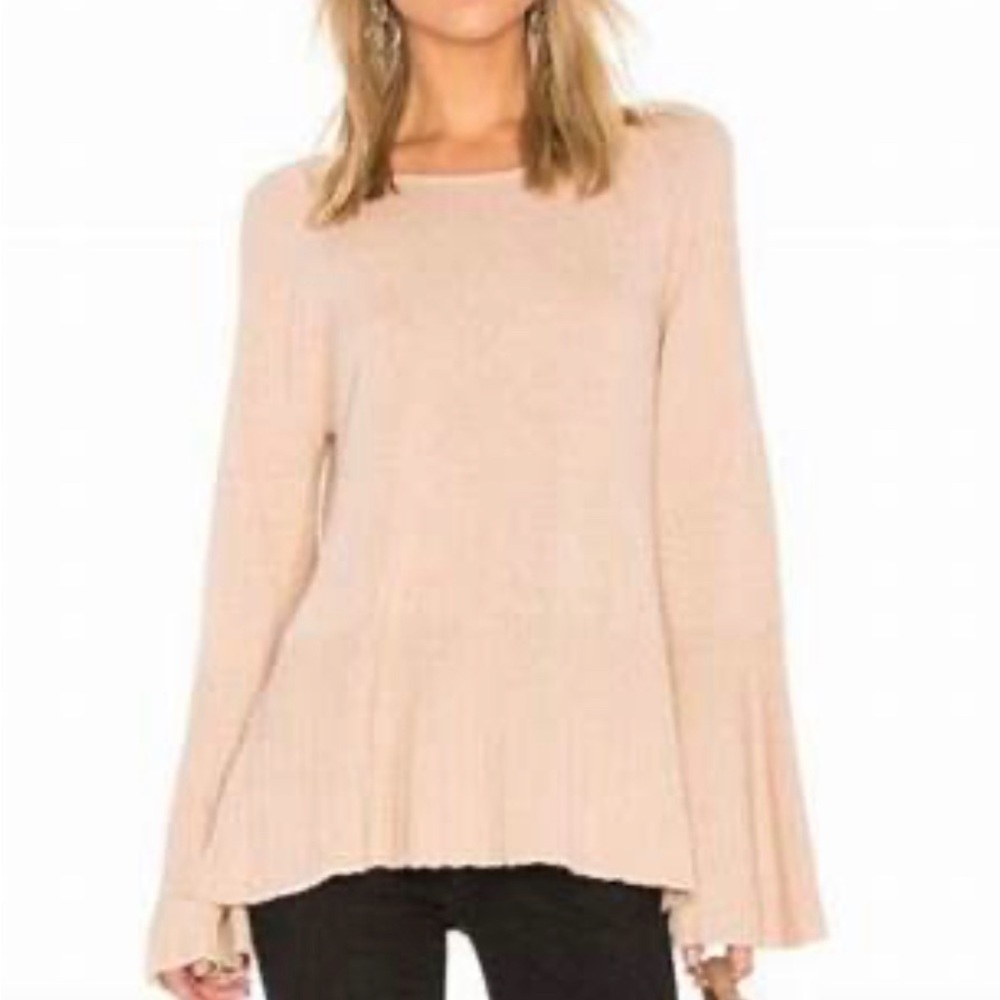 Elizabeth and James Clarette sweater in biscuit